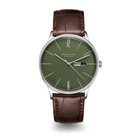 Berlin olive green — front view