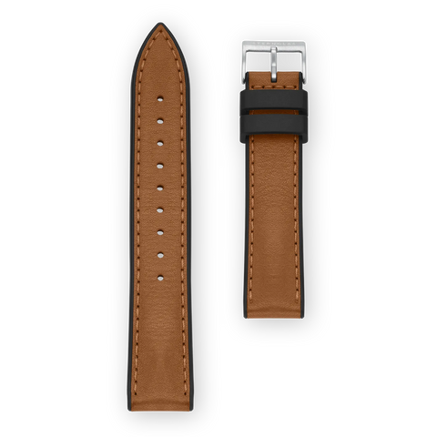 S03 HY01 Hybrid 20 braun silber (poliert) frontal strap image