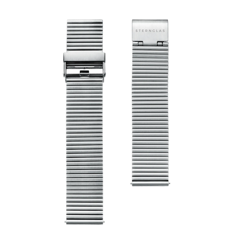 S03 ME06 lamellenband 20 silber strap image