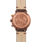 Hamburg Chrono dark green — case-back view