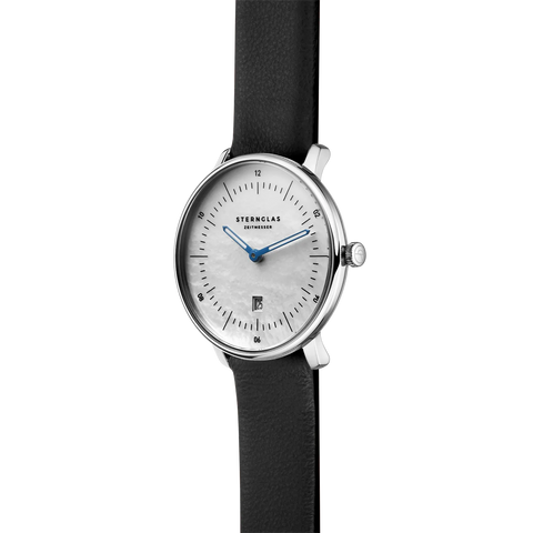 Naos XS Edition Mother of Pearl white — three-quarter view