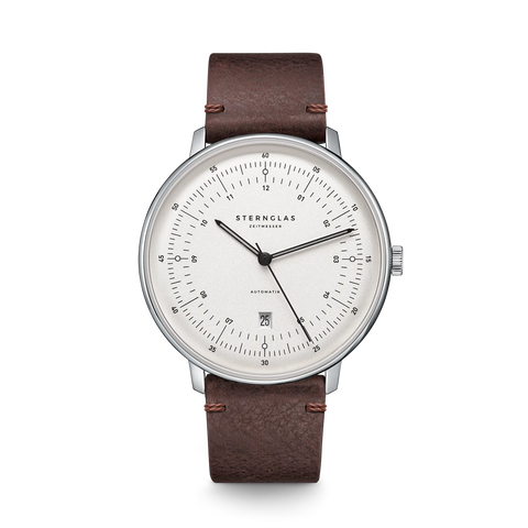 Hamburg Automatik silver — front view