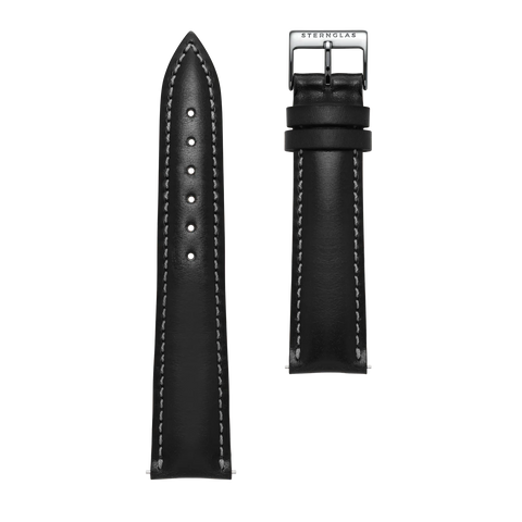 S03 BR02 Bridle 20 schwarz silber poliert strap image