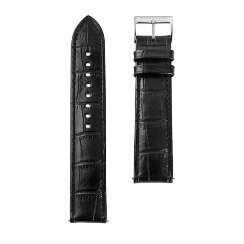 S03 HE04 Heritage 20 schwarz silber poliert strap image