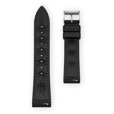 S03 HY03 Hybrid 20 schwarz silber (poliert) rueckseite strap image