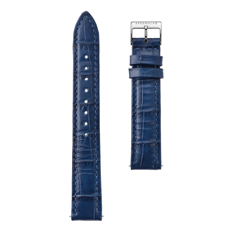 S03 NB02 Noble 16 dunkelblau silber poliert strap image
