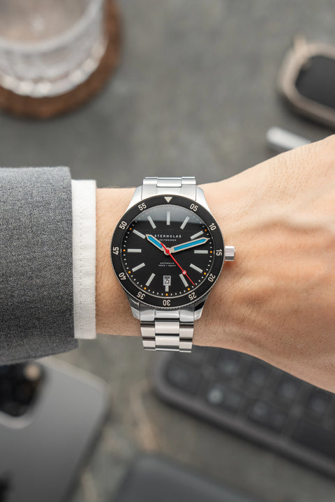 Marus silver watch strap
