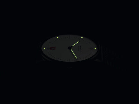 Naos Edition Bauhaus III luminous dial illuminated