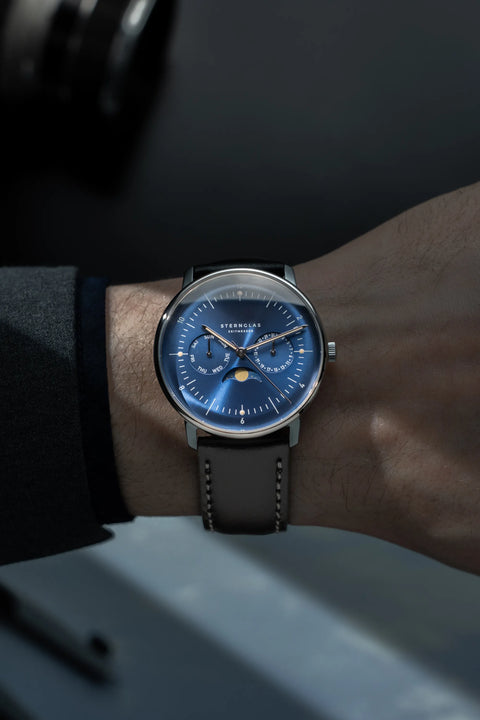 Naos Moonphase Midnight Blue watch strap